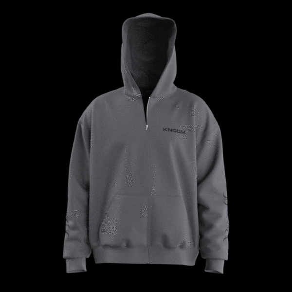 METAL ZIP HOODIE