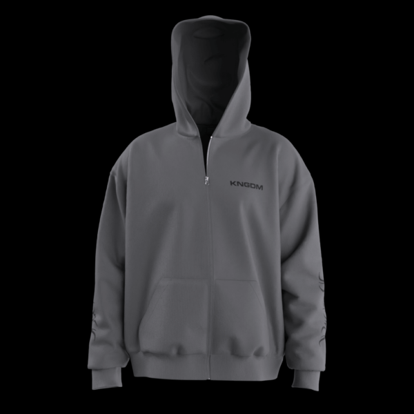METAL ZIP HOODIE - Image 2